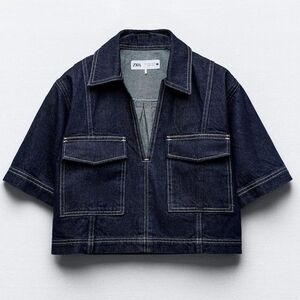 Zara Dark Denim Shirt